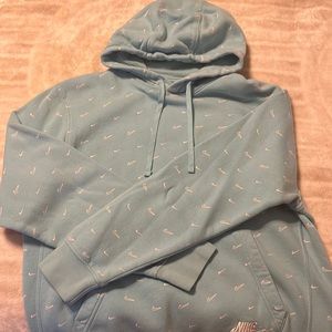 Nike Hoodie-light turquoise Men’s medium